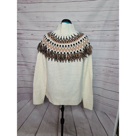 MINK PINK women size M 1980s retro style knitted jumper ugly sweater tassels - Picture 9 of 9